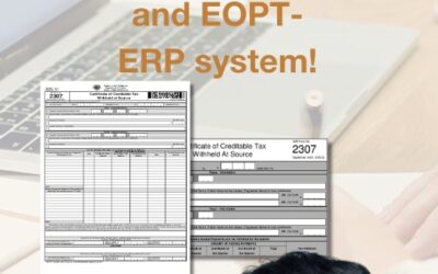 Simplify your filing with our BIR CAS, EIS, and EOPT-certified ERP